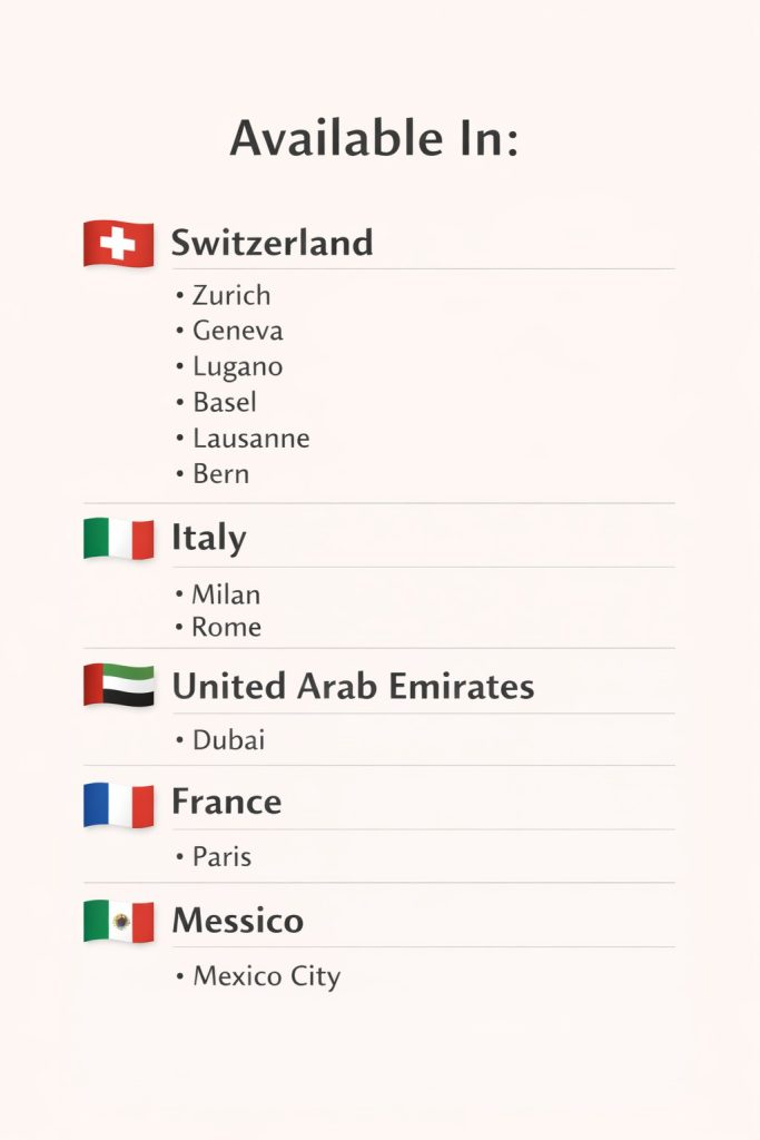 List of cities where famappy is active